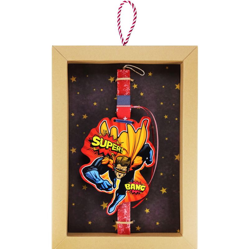 Λαμπάδα Κάδρο Super Hero - SUPER