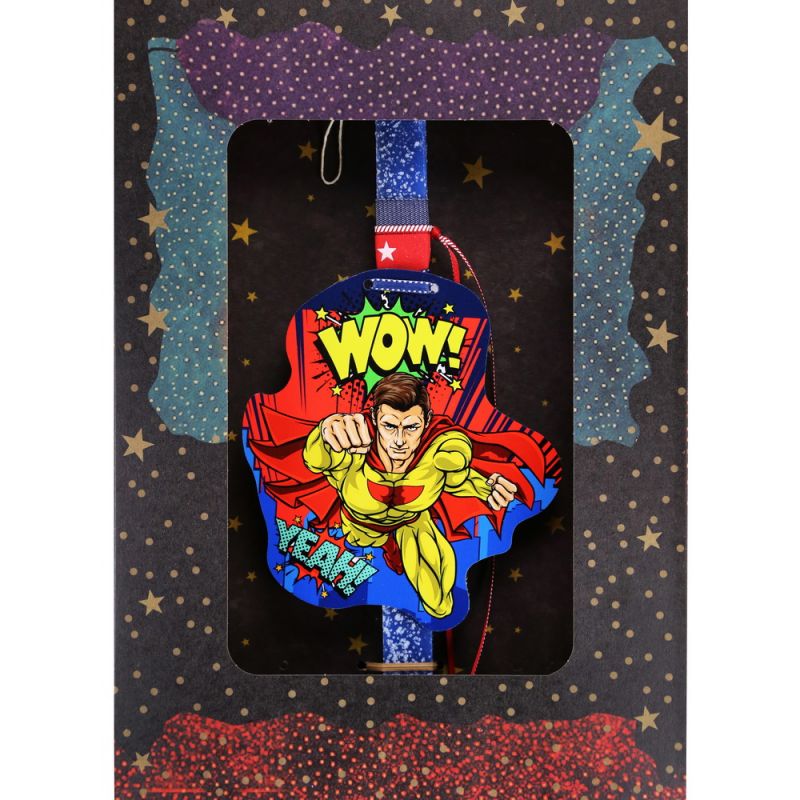 Λαμπάδα Κάδρο Super Hero - WOW