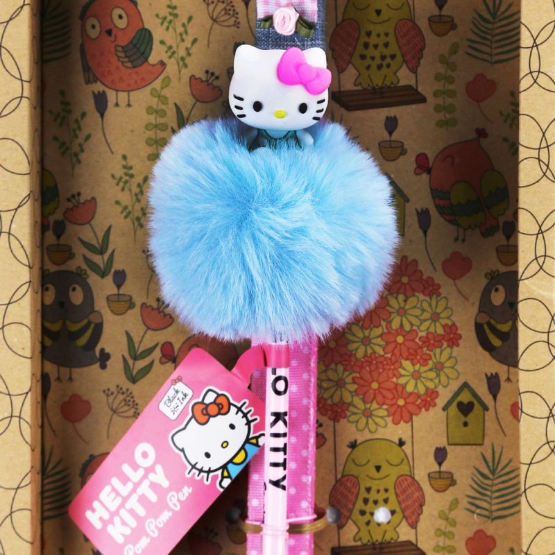 Λαμπάδα Στυλό Pom Pom Hello Kitty - Ροζ