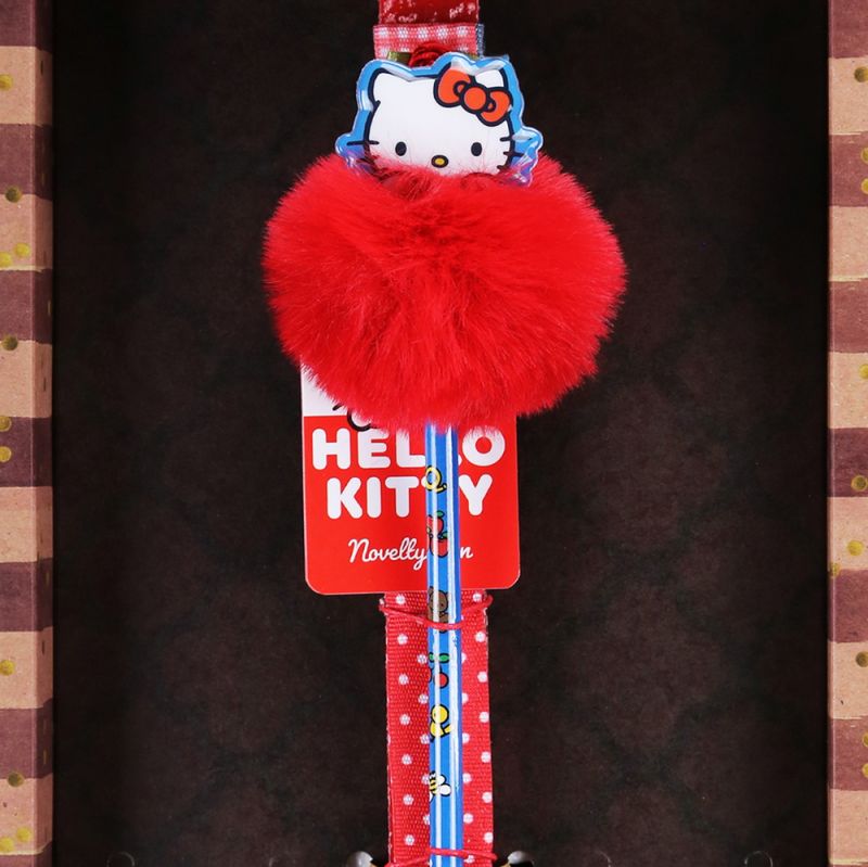 Λαμπάδα Στυλό Pom Pom Hello Kitty - Κόκκινο
