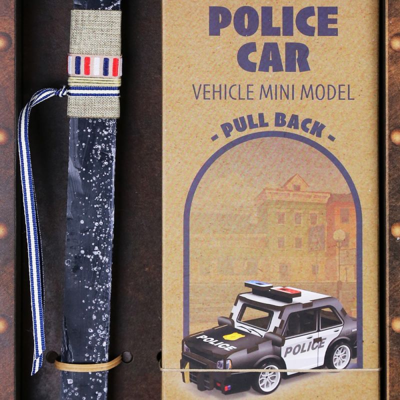 Λαμπάδα Μοντέλο ξύλινο pull back - Αστυνομικό