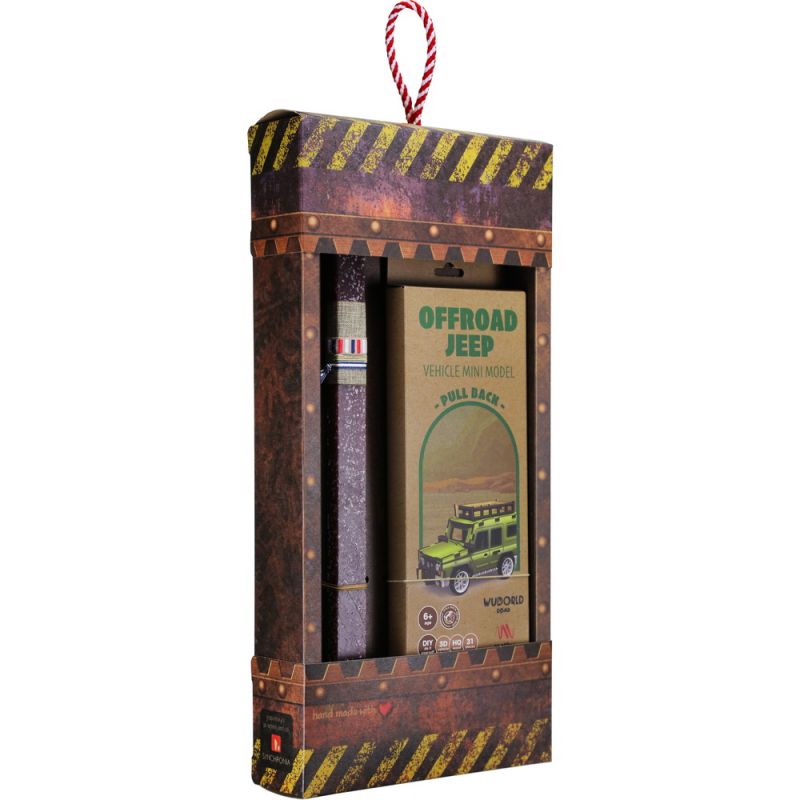 Λαμπάδα Μοντέλο ξύλινο pull back - JEEP