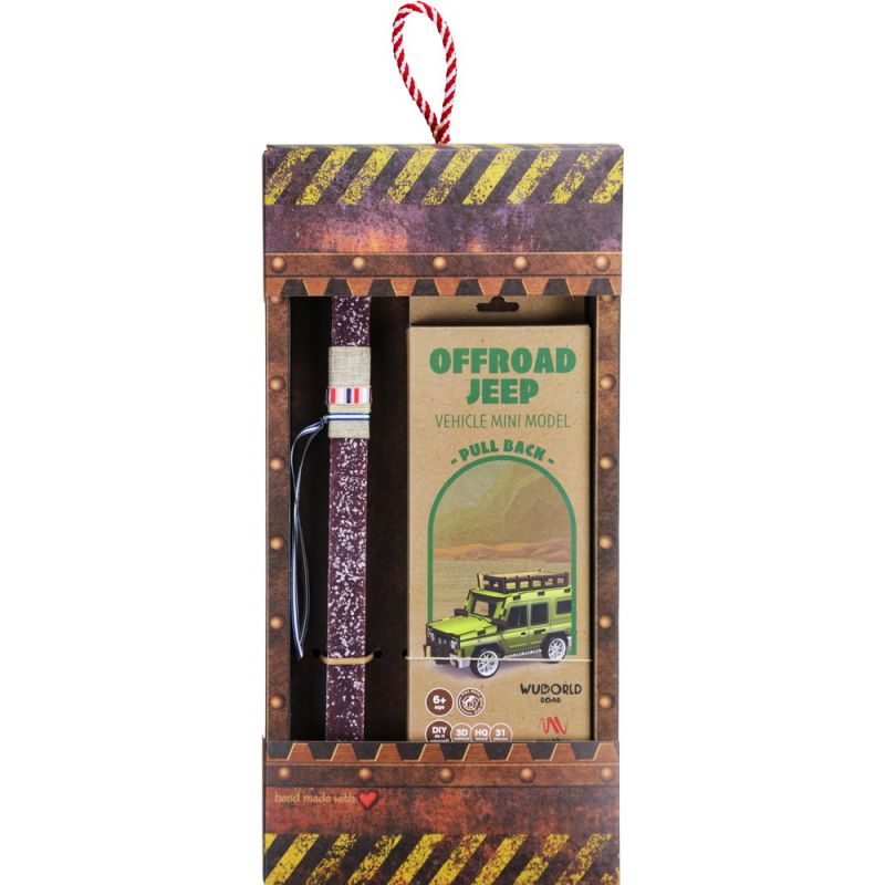 Λαμπάδα Μοντέλο ξύλινο pull back - JEEP