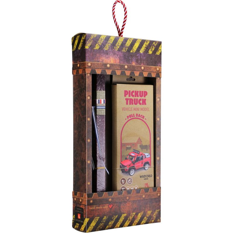 Λαμπάδα Μοντέλο ξύλινο pull back - Pickup truck