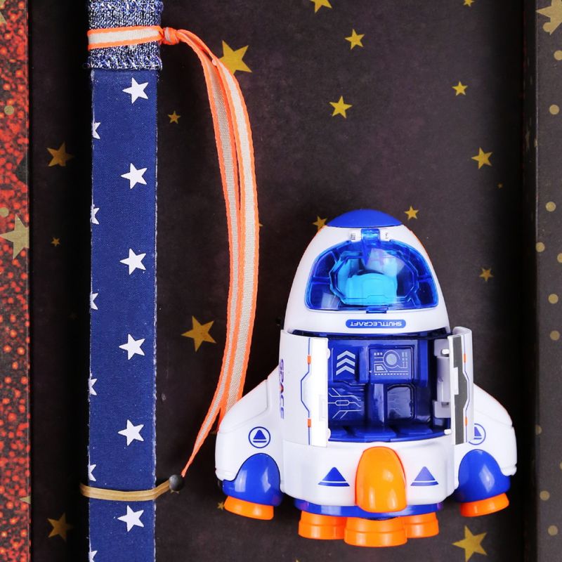 Λαμπάδα ROCKET SPACE - πύραυλος orange