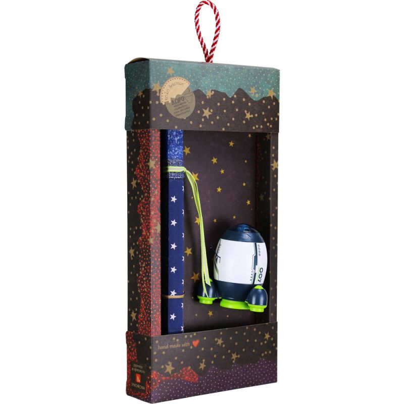 Λαμπάδα ROCKET SPACE - ZERO green