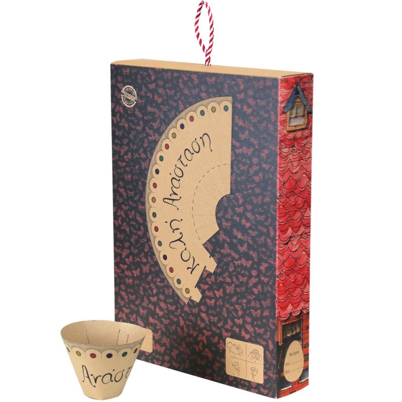 Λαμπάδα Ζευγάρι Γάτα Σκύλος - Κόκκινο-Μπλε