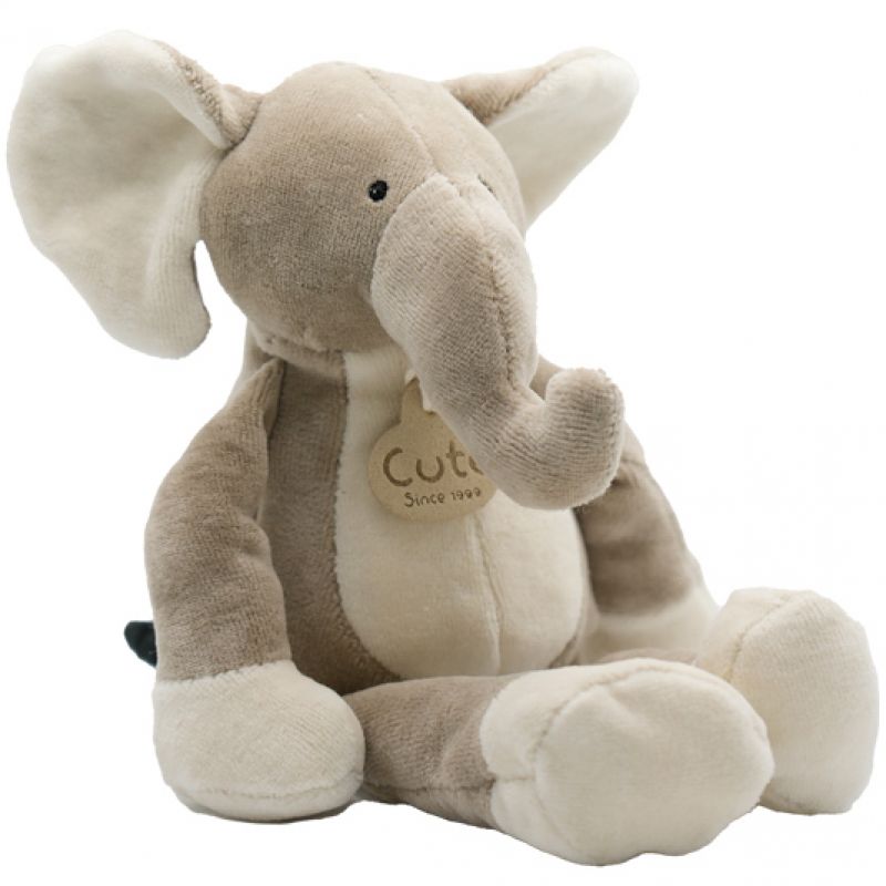 Organic soft toy - floppy elephant