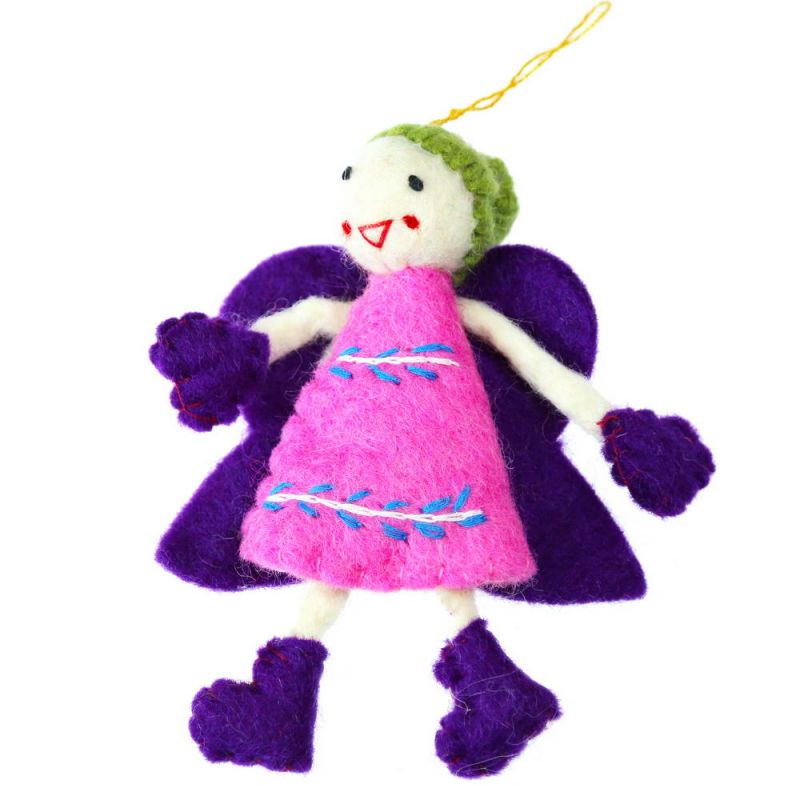 Felt fairy 18 x 11 cm