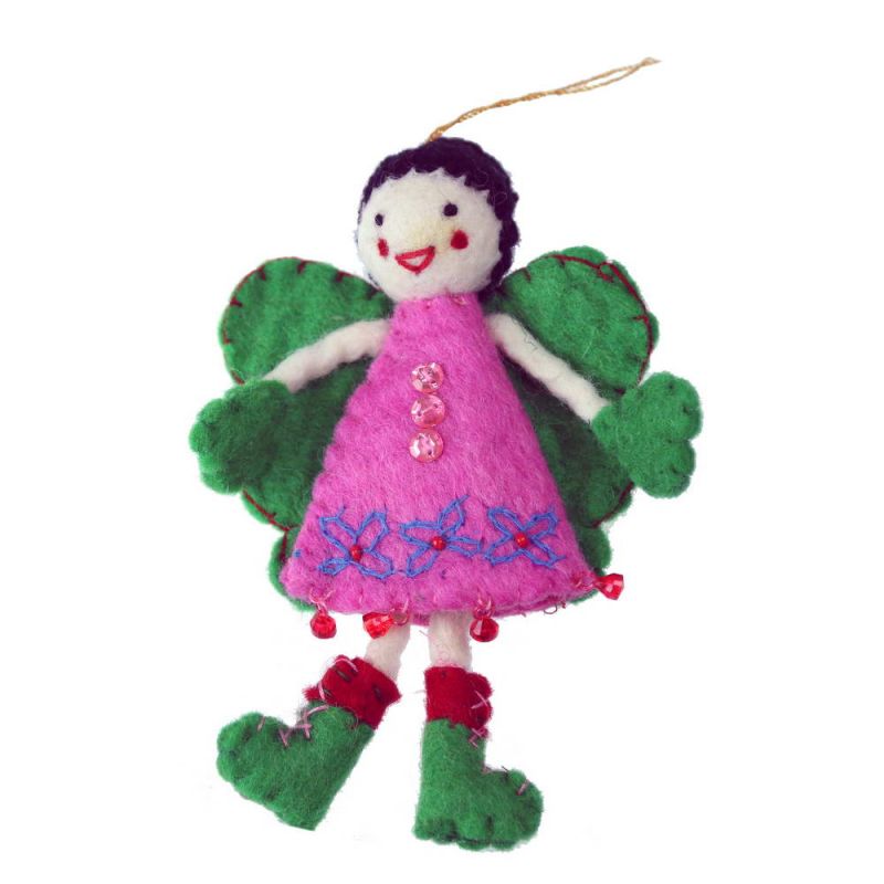 Felt fairy asst  18 x 11 cm