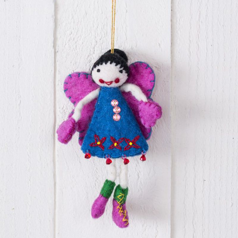 Felt fairy asst  18 x 11 cm