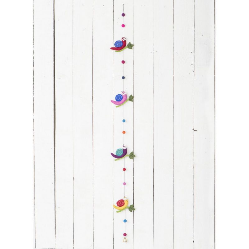 Γιρλάντα σαλιγκάρια 150εκ. Φελτ