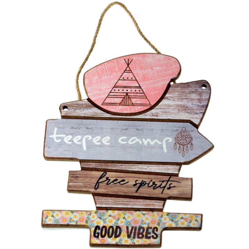 Wooden sign 23cm