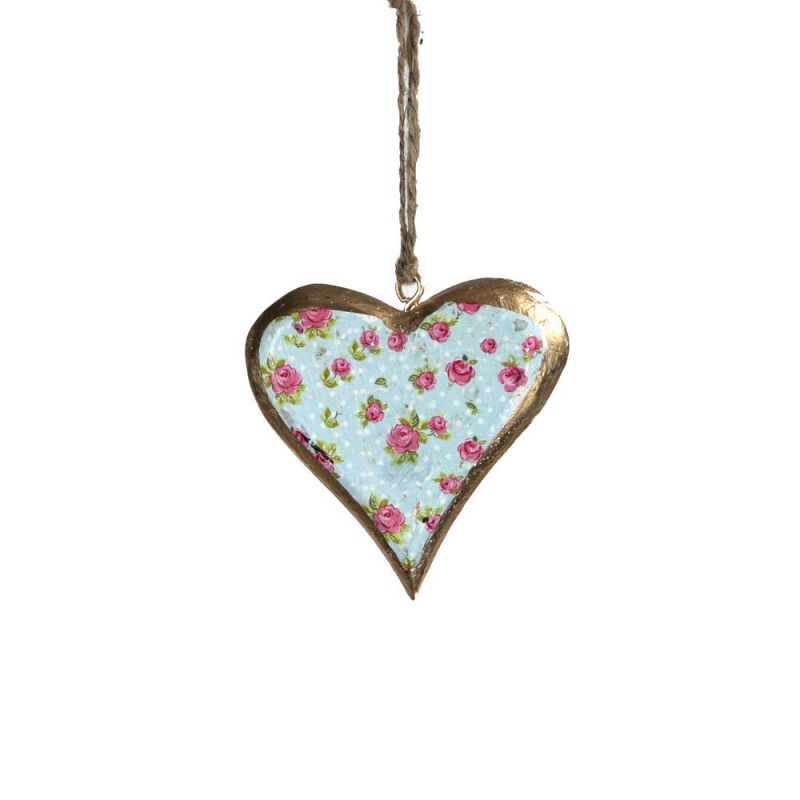 Καρδιά ξύλινη 9εκ. Vintage