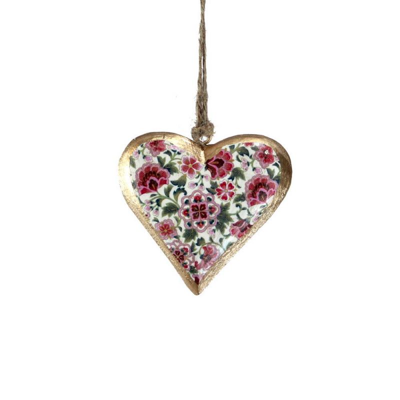 Καρδιά ξύλινη 9εκ. Vintage