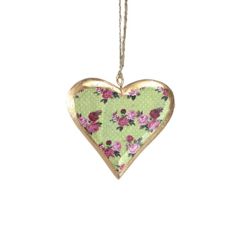 Καρδιά ξύλινη 9εκ. Vintage