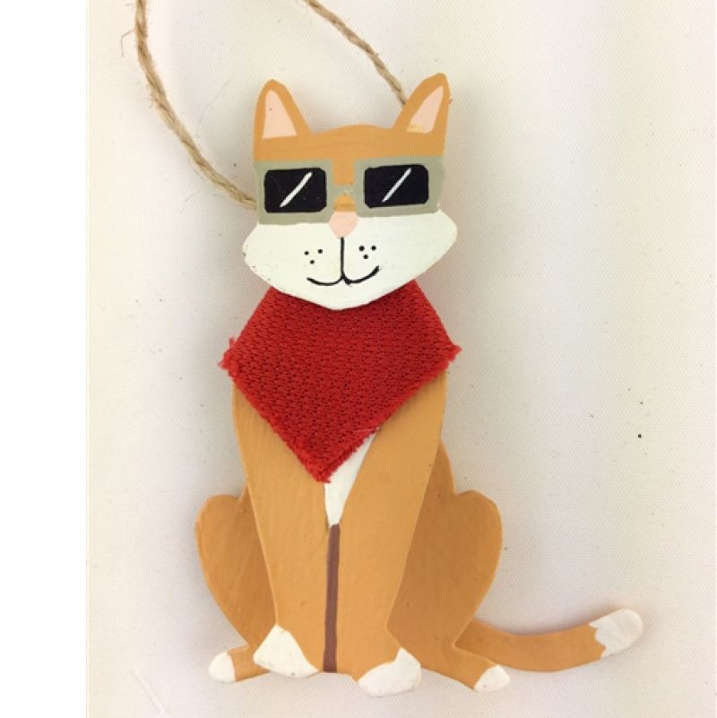 Γάτα με γυαλιά 8,5εκ.