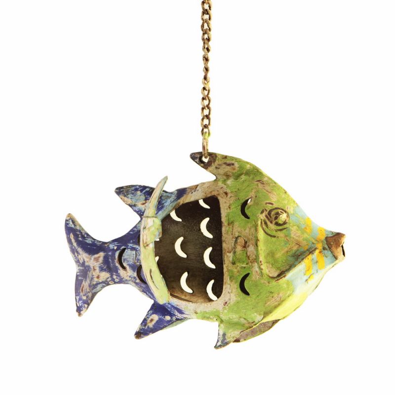 Small Fish Lantern - Multicolour  Lng 20cms