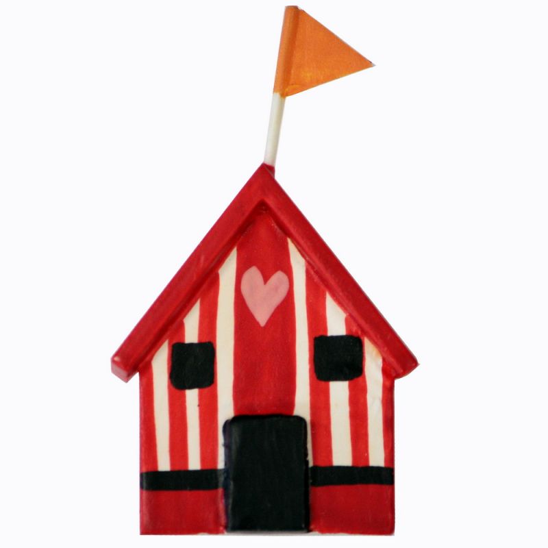 Μαγνητάκι σπιτάκι παραλίας 7,5εκ.