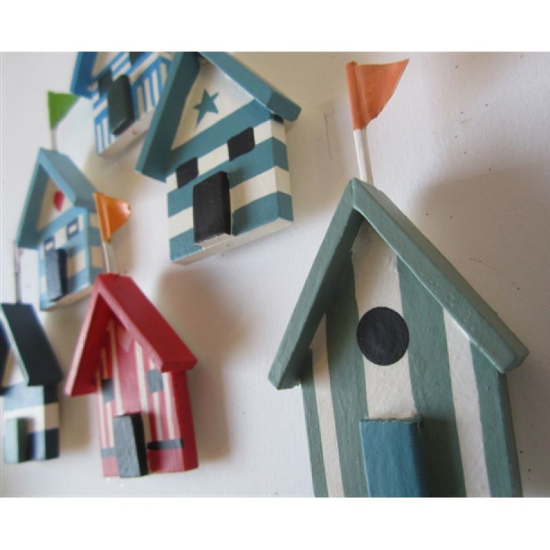 Μαγνητάκι σπιτάκι παραλίας 7,5εκ.