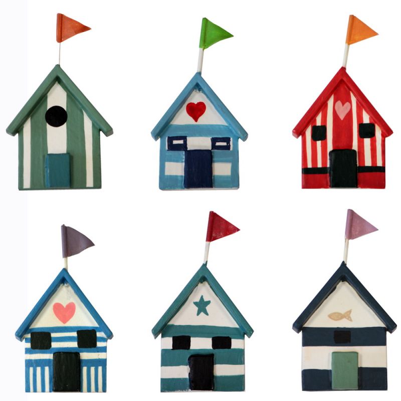 Μαγνητάκι σπιτάκι παραλίας 7,5εκ.