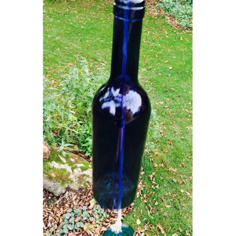 Bottle hanging azure 125cm