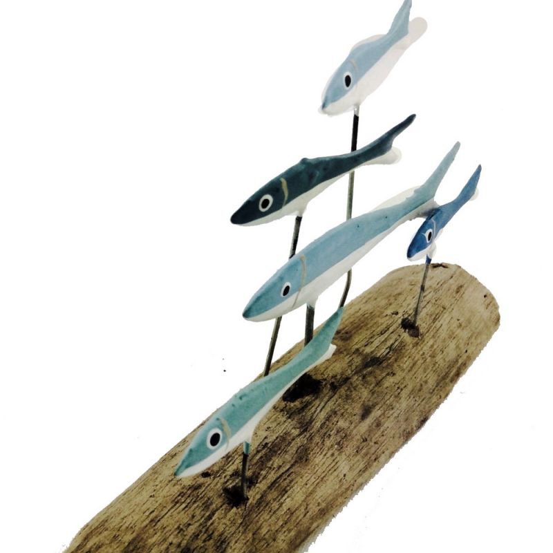 Fishes on stick 11cmx7cm