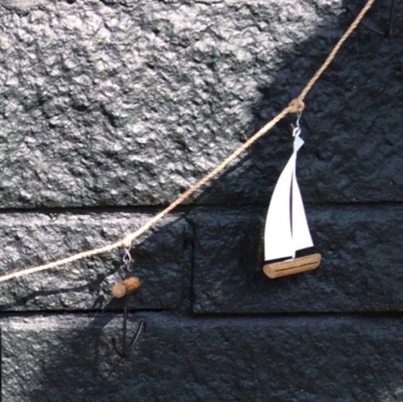 Sailboat & anchor garland