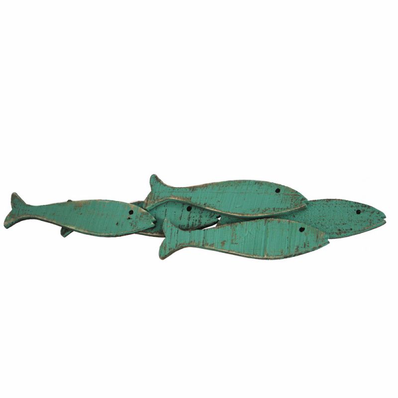 Σύνθεση ξύλ.ψάρια μίνι  - Μέντα