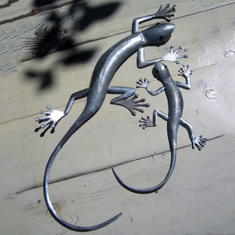 Σαύρες (Σετ/2) τσίγκος 52/25εκ.