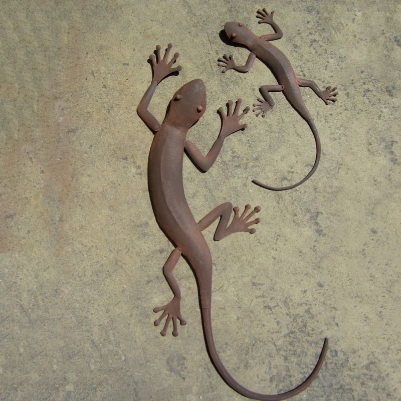 Rust Gecko Pair 