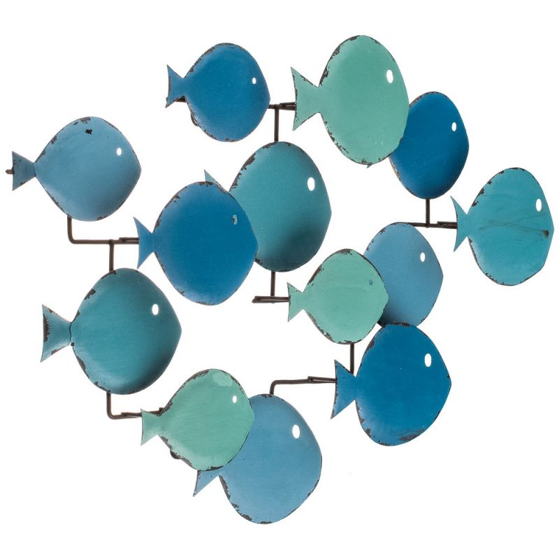 Lagoon Fish Wall Art size:27,5x49,5x5,5