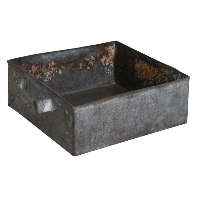 Zinc construction tray + handles