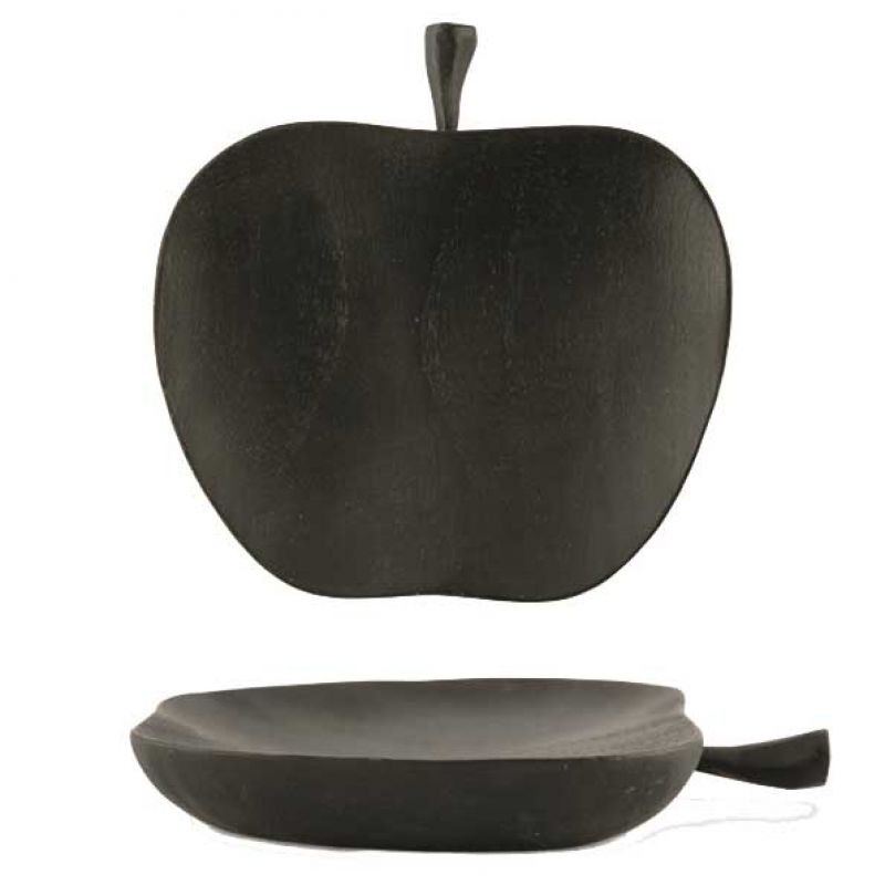 Apple wood bowl-Black