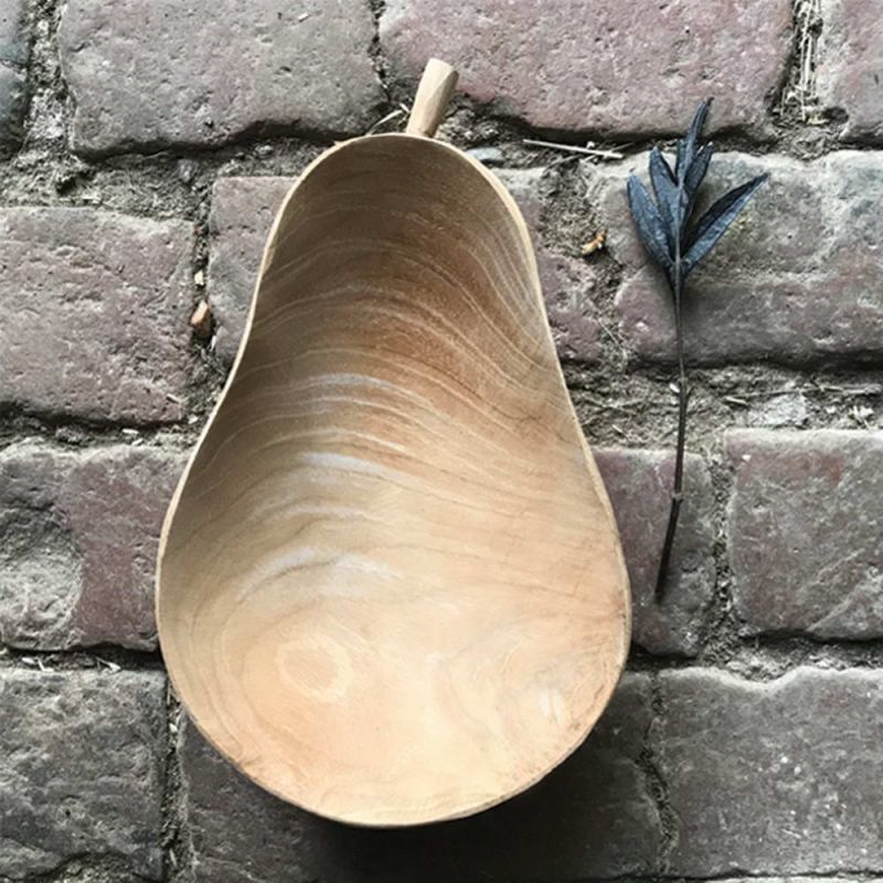 Pear wood bowl-Natural