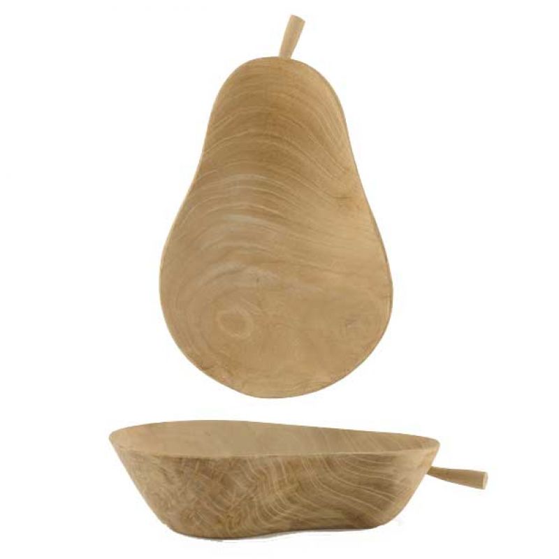 Pear wood bowl-Natural