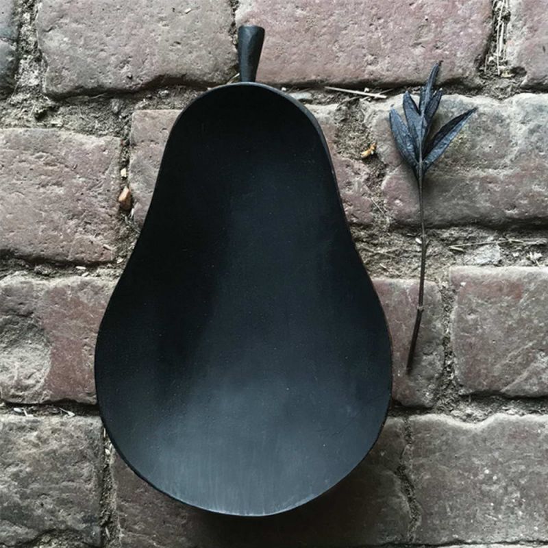 Pear wood bowl-Black