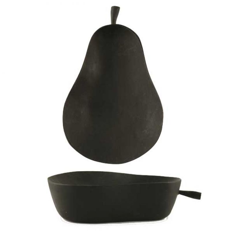 Pear wood bowl-Black