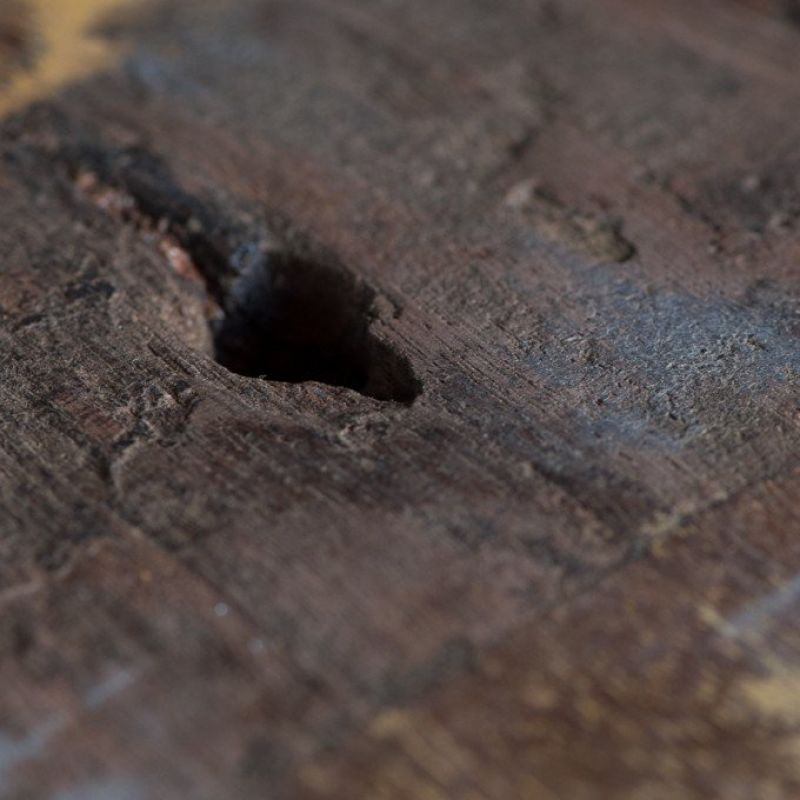 Τραπέζι ανακυκλωμένα ξύλα 130x70x78εκ.