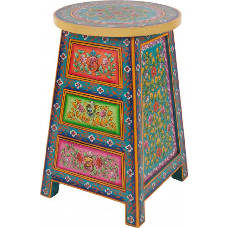 Urban gypsy hand painted 3 drawer chest 
