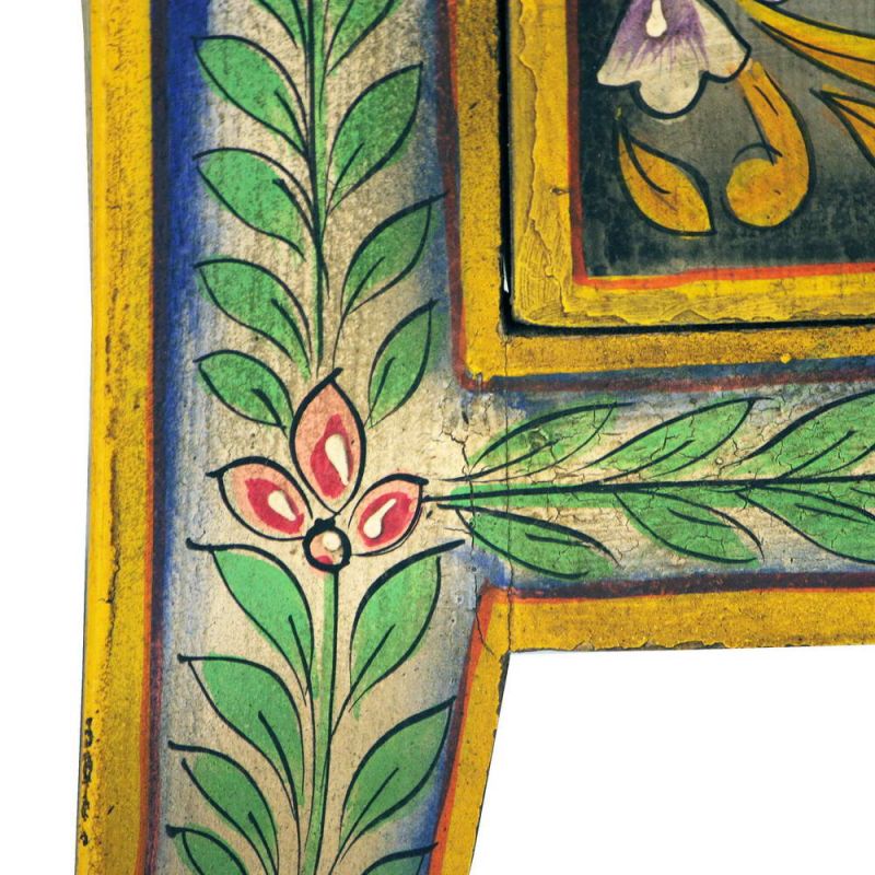 Κομοδίνο ζωγραφισμένο φλοράλ 65εκ. 