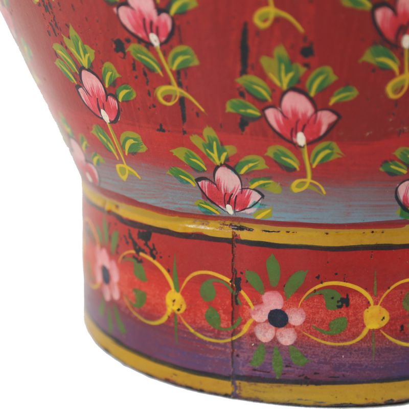 Hand painted pot 50x50x73cm