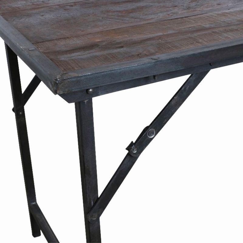 Τραπέζι αγοράς με μεταλλικά πόδια 1,53x61μ.