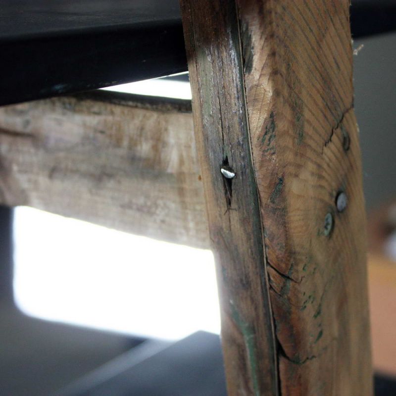 Old wooden ladder / shelf