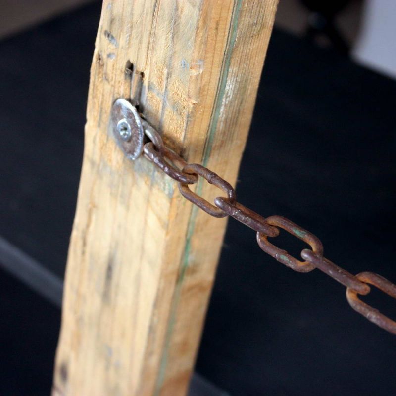 Old wooden ladder / shelf