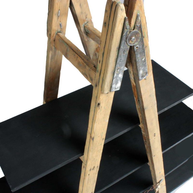 Σκάλα ξύλινη παλιά - Ραφιέρα