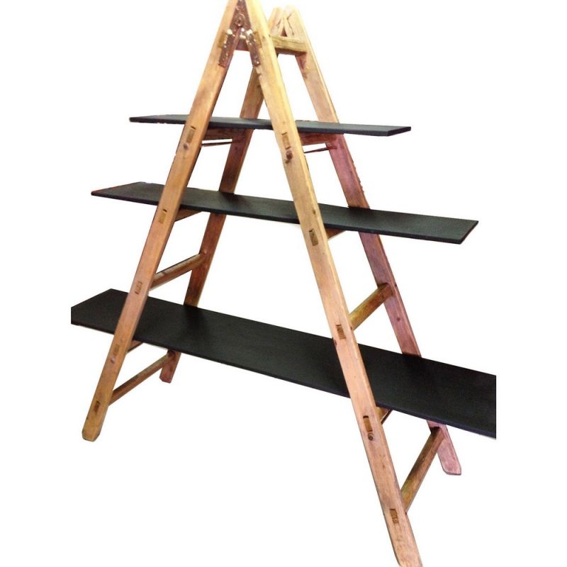 Σκάλα ξύλινη παλιά - Ραφιέρα