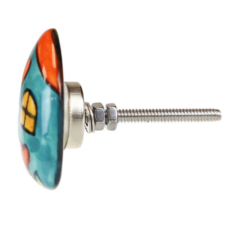 Ceramic Door Knob with 
Stainless Steel Fittings