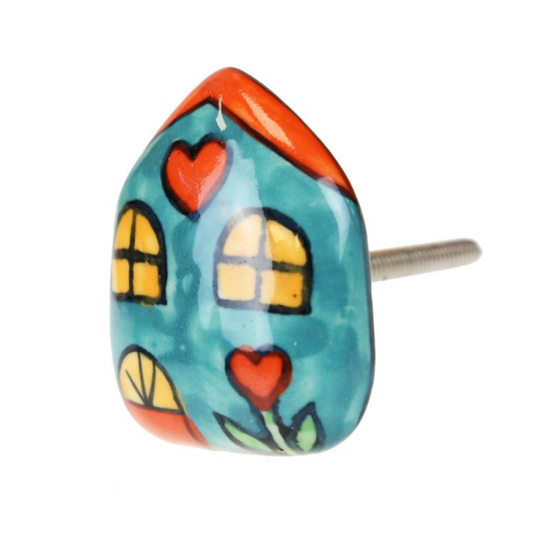 Ceramic Door Knob with 
Stainless Steel Fittings