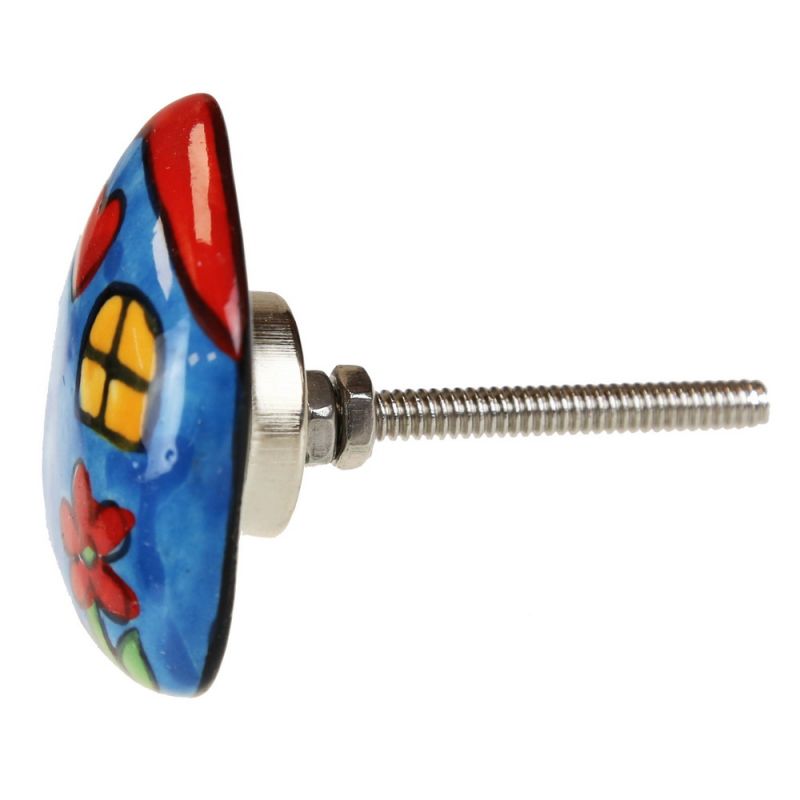 Ceramic Door Knob with 
Stainless Steel Fittings